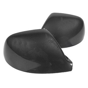 Cubierta de Espejo Retrovisor para Volkswagen Transporter T5 T5.1 T6, ABS, Negro Brillante, Blanco, Textura de Carbono, Juego Completo - Product Image 5