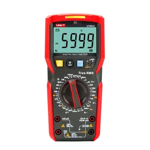 Multimètre numérique UNI-T UT89X UT89XD True RMS NCV 20A courant AC DC voltmètre capacité résistance testeur