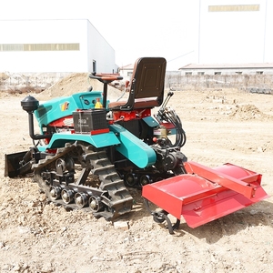 Cultivadora Rotativa de 35Hp para Operaciones Agrícolas, Cultivadora Rotativa con Orugas de Goma, Cultivadora Rotativa para Sequía, Maquinaria de Construcción - Product Image 3