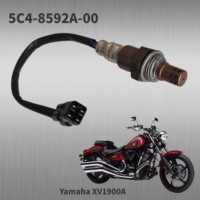 Sensor de Oxígeno Lambda O2 de Alta Calidad para Motocicleta 5C4-8592A-00 5D18592A00 Compatible con Yamaha V Star 1300 XVS1300 Tourer 2007-2009 1 Pieza