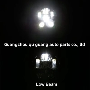 Faro Anteriore Rotondo a LED per Moto X48 Dyna 883 1200 R 750 e <span class=keywords><strong>Benda</strong></span> 250 - Lampada di Modifica Retrò - Product Image 4