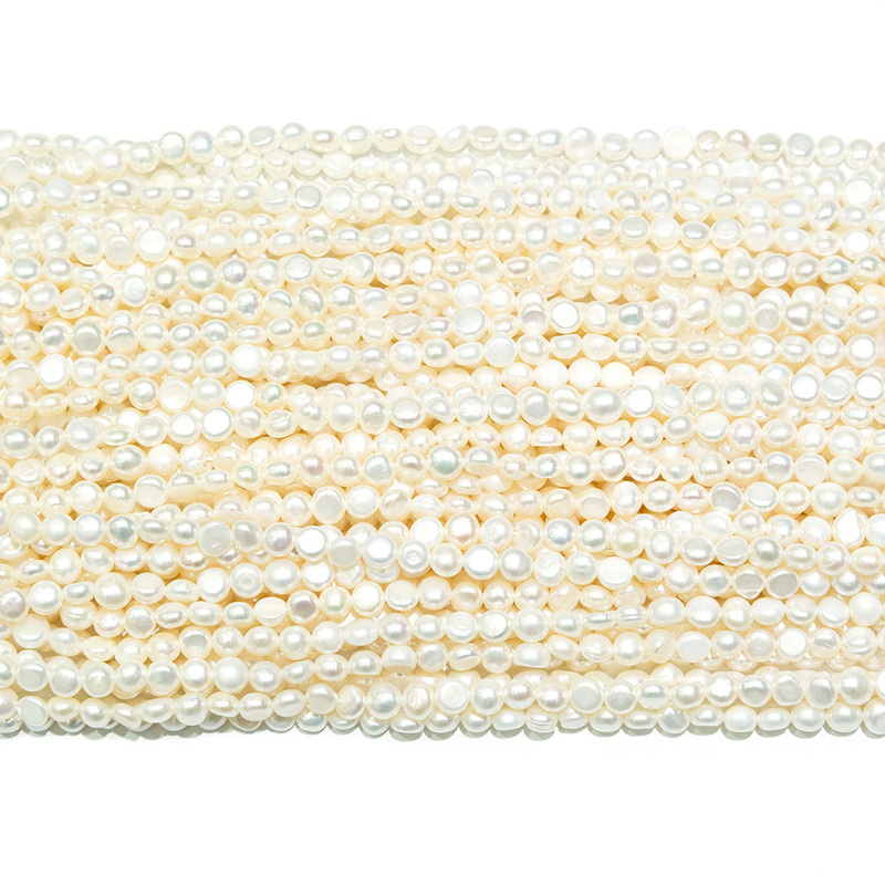 6mm Large Hole Freshwater Pearl Near