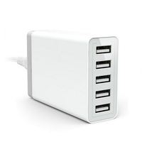 Hub de charge USB de bureau multiport 40W 5V/8A Ports USB familiaux Chargeur de téléphone portable pour plusieurs appareils avec US/EU/UK/AU