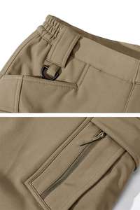 Pantalons pour hommes Offre Spéciale Pantalons cargo en polaire imperméable pour hommes Pantalons de travail <span class=keywords><strong>et</strong></span> de randonnée Pantalons thermiques chauds Softshell IX9 - Product Image 5