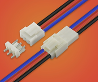Connecteurs mâles/femelles KMD VH3.96, conducteur en cuivre étamé, isolation en PVC, rouge/noir, faisceau de câbles 24/22/26AWG, éclairage LED, salle de bain