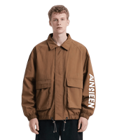Veste d'entraîneur personnalisée de haute qualité pour hommes avec fermeture à double boutonnage et placement de logo sur le devant grande taille disponible