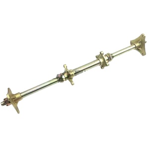Pignon de rotor de disque de frein à quatre roues pour Kart ATV UTV <span class=keywords><strong>Buggy</strong></span> 61CM/74CM Essieu arrière avec bride de moyeu de roue en métal État neuf - Product Image 6