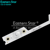 Bande LED de rétroéclairage TV de haute qualité ES-5169 à 6 LED pour téléviseur HISENSEI JL.D65061330-003DS-M, vente en gros de bandes LED pour TV