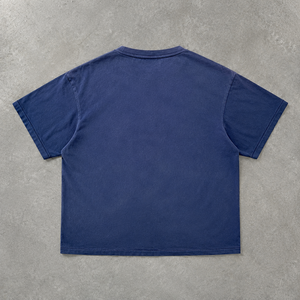 Camisetas OEM para Hombre Personalizadas, Camisetas Azules Lisas para Hombre, Camisetas Deportivas Italianas de Alta Calidad para Hombre, Camisetas de Algodón - Product Image 1