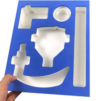 Matériaux de protection et d'amortissement en gros, inserts en mousse EVA personnalisés CNC en 2 couleurs, boîte d'emballage, insert en mousse pour l'expédition