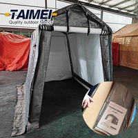 6 * 8FT expédition directement en stock abri de voiture en métal robuste avec garage extérieur en acier galvanisé