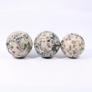 Esferas de Ágata Verde Natural, Cristal Tallado, Piedras Curativas Pulimentadas para Decoración de Interiores, Venta Caliente - Product Image 4