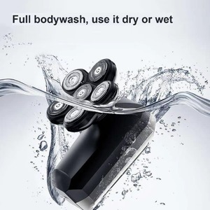 CITICITY Black Gold Wholesale Multi-Function Rechargeable LCD Display Waterproof Profesional Portable Electric Shavers for <b>Men</b> - Product Image 3