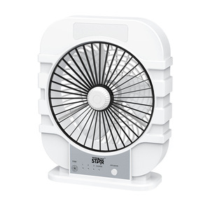 Winningstar 8 Inch USB Desktop <b>Fan</b> With Light Oscillating White DC Motor - Product Image 5