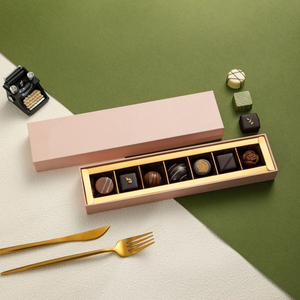 Nhà Máy Giá Trung Quốc Sang Trọng Tùy Chỉnh Thiết Kế Nấm Sô Cô La Thanh Dâu Tây Sô Cô La Bao Bì Hộp Quà Tặng Bán Buôn Với Khay - Product Image 6