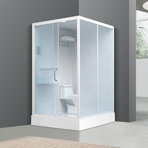 Salle <span class=keywords><strong>de</strong></span> bain préfabriquée portable tout-en-un moderne, salle <span class=keywords><strong>de</strong></span> <span class=keywords><strong>douche</strong></span> pratique <span class=keywords><strong>avec</strong></span> toilettes pour petits espaces, <span class=keywords><strong>cabine</strong></span> <span class=keywords><strong>de</strong></span> <span class=keywords><strong>douche</strong></span> - Product Image 2