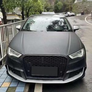 Parrilla Delantera Estilo Panal de Abeja RS para <span class=keywords><strong>Audi</strong></span> ABS Facelift 2014-2016 con Orificios - Product Image 6