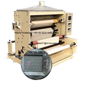 Automatische Spannungsregelung Heißnadel-Mikro-Pfortiermaschine mit rotierender Pfortierspindel-Rolle für Kunststoff Papier und Vliesstoff