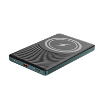 Batterie externe magnétique sans fil 15W 5000mAh, charge rapide, sortie sans fil Li-Polymère 5W, sortie PD Type-C 22.5W, entrée PD Type-C 18W