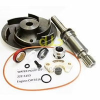 Pièces de machines de construction Kit de réparation de pompe à eau pour CAT 3508 3512 3516 212-8176 222-5153 222-5152 Pièces diesel