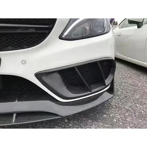 สตาร์นาฟ สำหรับ W205 C200 C260 C300 2015-2021 ฝาครอบช่องระบายอากาศกันฝุ่นกันน้ำสำหรับกันชนหน้า อุปกรณ์ตกแต่งรถยนต์ ปรับแต่งภายนอก - Product Image 2
