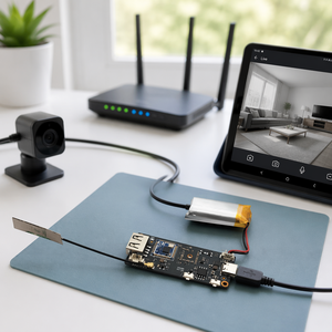 บอร์ดส่งภาพไร้สายแบบ WiFi USB รองรับรูปแบบ MJPEG ความละเอียด 1080P 30fps พร้อมฟังก์ชั่นดูภาพผ่านแอป - Product Image 2