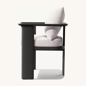 एल्यूमीनियम आउटडोर डाइनिंग कुर्सियों सेट गार्डन फर्नीचर धातु पैटियो डाइनिंग टेबल सेट विला पार्क हॉल के लिए - Product Image 5