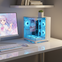 Boîtier d'ordinateur ATX professionnel Pcooling avec design anti-poussière, refroidissement haute efficacité et gestion des câbles améliorée