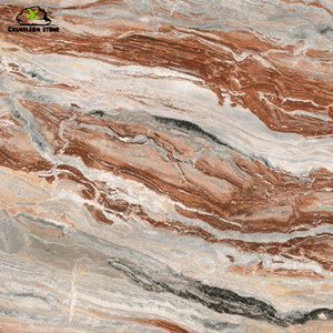 Nhà Máy Nhà cung cấp của giá rẻ calacatta Đỏ Nhân Tạo Lớn sàn nhà bếp bàn trong nhà 93% tự nhiên thạch anh 3D mô hình thiết kế - Product Image 3