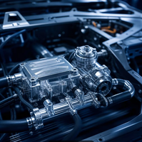 Pièces OEM CNC pour véhicules électriques : Boîtier de chauffage PTC, Collecteur de liquide de refroidissement, Boîtier de pompe à eau électrique, Connecteur de conduite de liquide de refroidissement, Sous-châssis avant