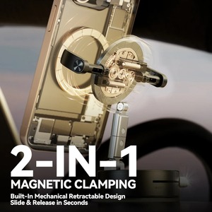 2025 New Phổ Mạnh Mẽ Từ Xe Người Giữ Điện Thoại Có Thể Gập Lại Thiết Kế 360 ° Có Thể Điều Chỉnh Chân Không Núi Cho Xe Bàn Phòng Tắm - Product Image 5