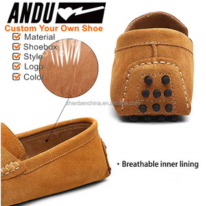 Chaussures Hommes de Haute Qualité Classiques Mocassins Souples <span class=keywords><strong>Pas</strong></span> Chers en Daim pour Conduite Bateaux Hommes Chaussures de Conduite - Product Image 4