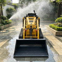 Mini Caricatore Idraulico con Motore Diesel e Benna Multiuso per Lavori Agricoli, Edilizia e Giardinaggio