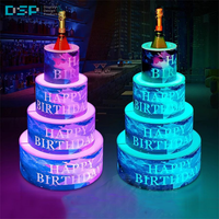 Pantalla de señal de presentador de botella LED personalizada moderna DSP para servicio KTV VIP Cartelera preensamblada independiente ISO9001