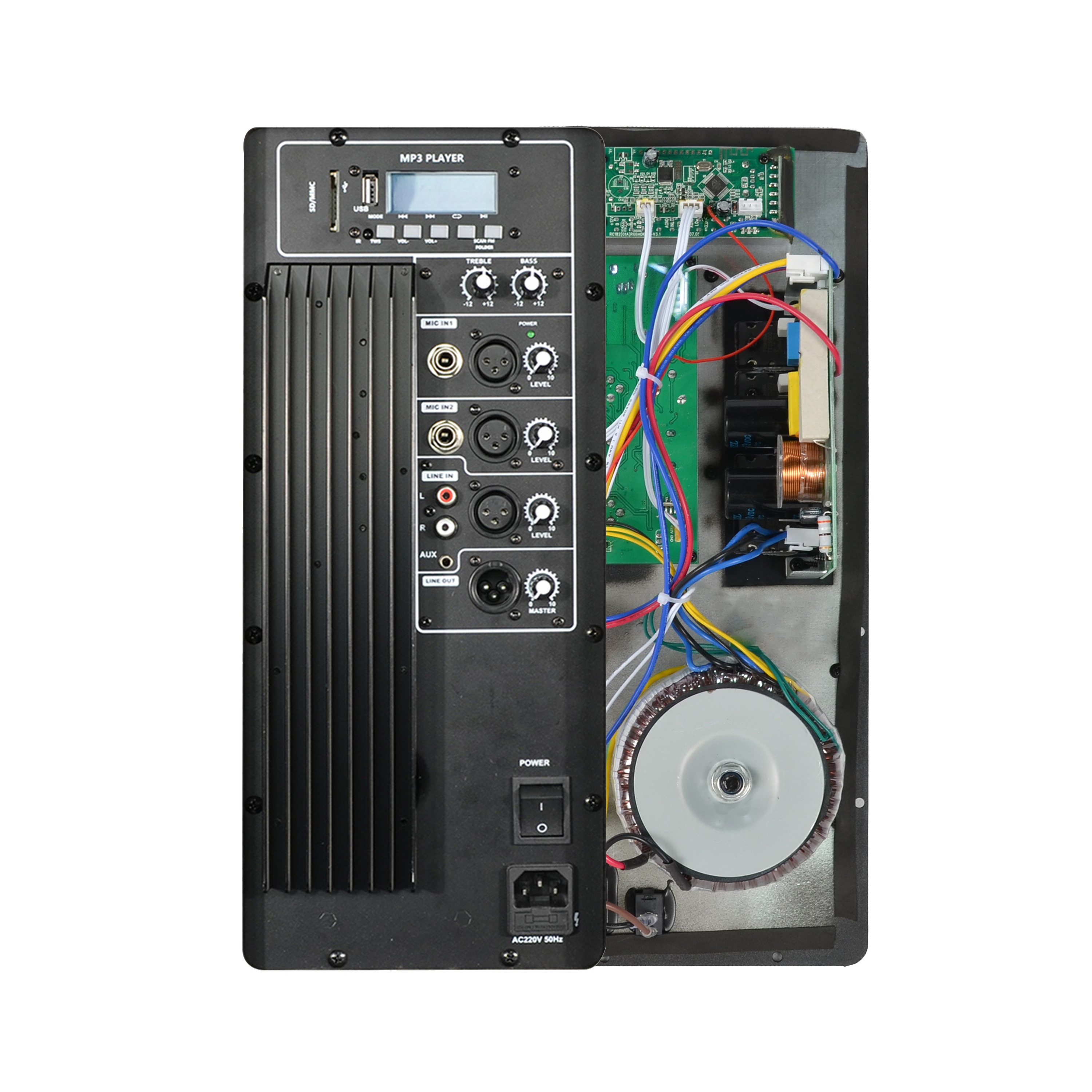 Módulo Protección Arranque Suave 30A 6600W - Para Amplificadores Clase A, Entrada CA 100V-250V, Material PCB Estable