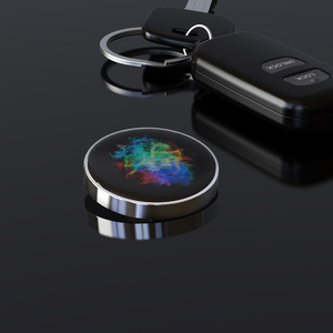 Toupie de décompression lumineuse et colorée en acier inoxydable, motif ciel étoilé galactique, nouveau style TikTok, jouet de bureau - Product Image 4