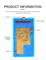 Système de préchauffage de carte mère SUNSHINE SS T12A-N12 pour iPhone 12/12MINI/12Pro/12Pro Max – Outil de réparation multicouche de carte mère