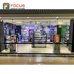 Contemporary Retail Shop Recycled Material Wall Display Retail Design Service Cosmetic Display <b>Cabinet</b> - Product Image 3