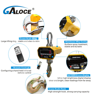 GSP910 Senza Fili Digitale OCS <span class=keywords><strong>Scala</strong></span> Della Gru 1000kg 5000kg - Product Image 6