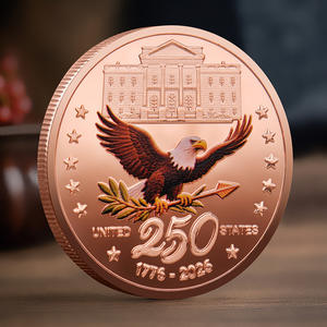Medali Logam Peringatan Hari Jadi ke-250 Liberty Eagle High Relief, Koleksi Seni untuk Pajangan, Koin Peringatan - Product Image 3