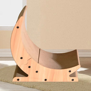 Carta ondulata a forma di luna in piedi gatto Scratcher all'ingrosso grandi giocattoli per animali domestici - Product Image 2