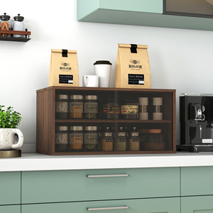 Stackable Mounted <b>Storage</b> Cabinet For <b>Kitchen</b> Spice Organization - Product Image 2