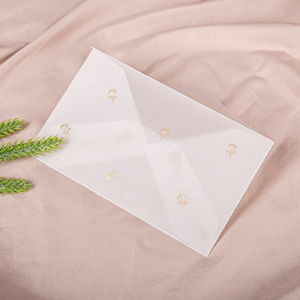 Túi giấy phong bì tùy chỉnh phân hủy sinh học trong suốt bơ giấy Thẻ quà tặng phong bì - Product Image 6