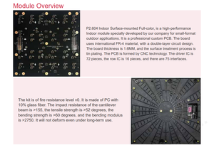 P2.604 โมดูล LED ในร่ม 7680HZ โมดูล LED รีเฟรชเรทสูง จอแสดงผล LED SMD1515 พร้อมการรับประกัน 2 ปี - Product Image 5