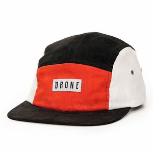 Casquettes personnalisées à 5 panneaux avec logo tissé en daim, chapeaux non structurés - Product Image 1