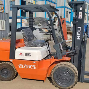 מלגזה דיזל HELI CPC35 משומשת, 3.5 טון, תורן תלת/דו-שלבי, צמיגים פנאומטיים/מלאים, הפעלה בישיבה, הנעה קדמית, לשימוש חיצוני - Product Image 1