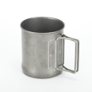 DFU154 Tasses à boire pliantes portables pour le camping, la chasse et les sports de plein air, noires et vertes, sans poignée, pour le voyage - Product Image 3