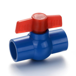 Proveedor de China Color personalizado PVC 3/4 pulgadas Upvc válvulas de bola compactas - Product Image 1