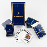 Cartes à jouer en papier écologiques personnalisées avec logo sur mesure et boîte en papier pour une utilisation promotionnelle et des jeux en famille