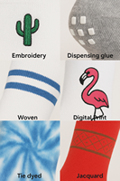 Chaussettes courtes en laine à cinq doigts pour jeunes avec logo personnalisé anti-odeur
